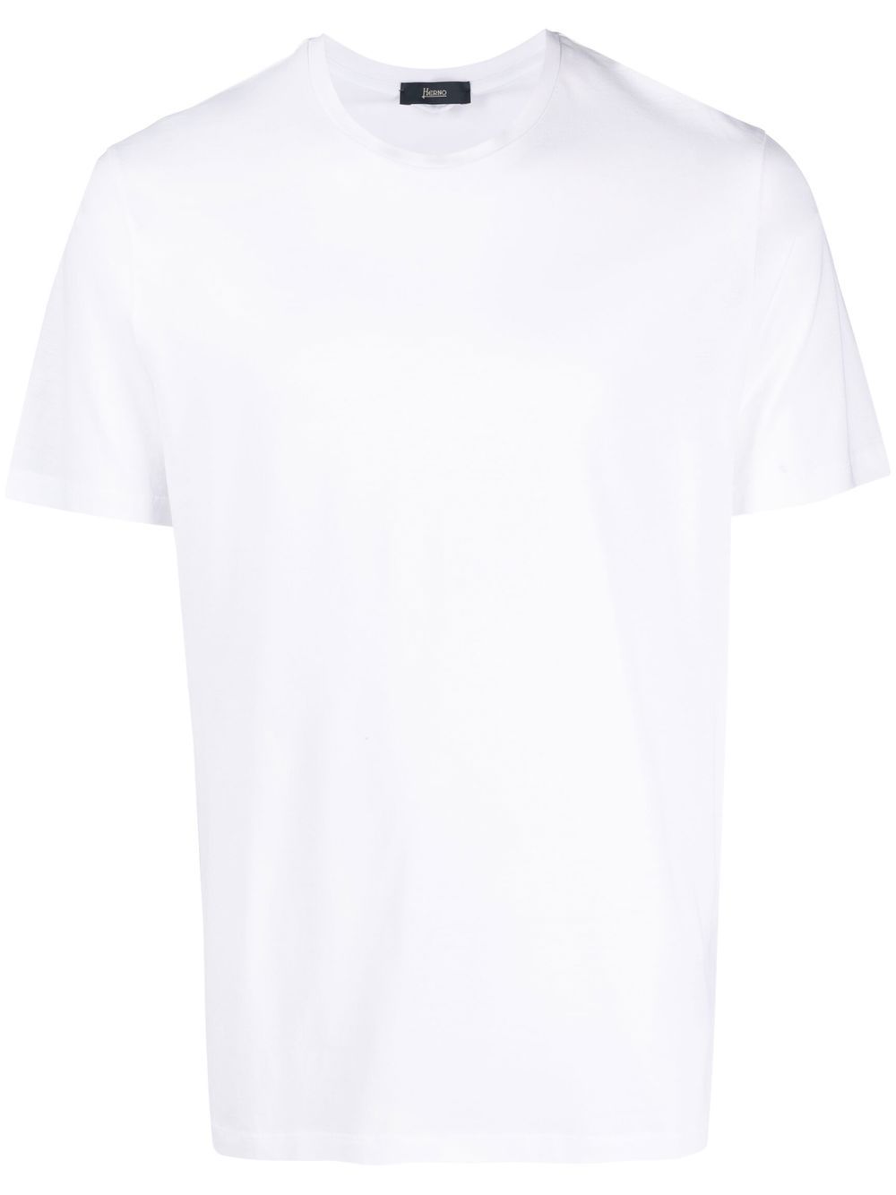 HERNO T-shirt in cotone bianco 