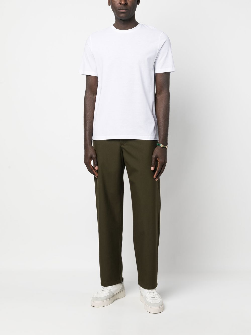 HERNO T-shirt in cotone bianco 