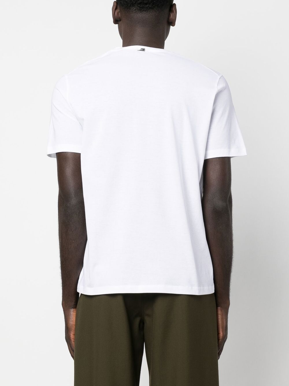 HERNO T-shirt in cotone bianco 