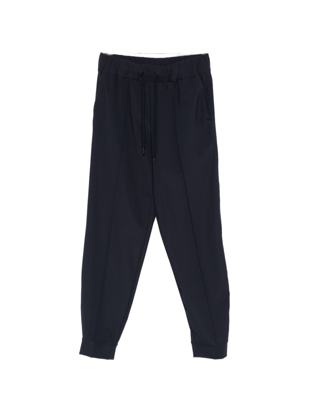HERNO Pantaloni blu con elastico in vita 