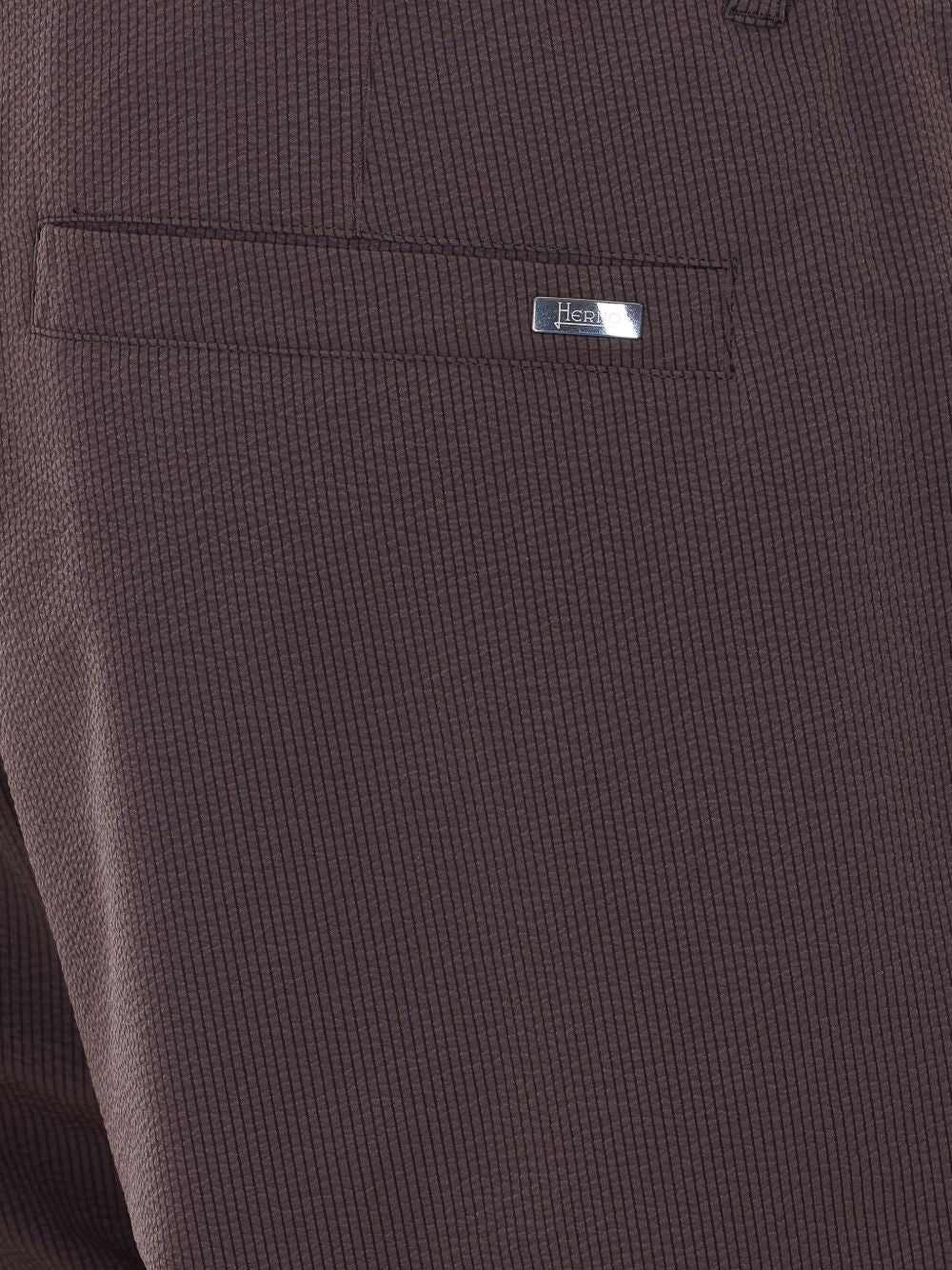 HERNO Bermuda marroni con pinces 