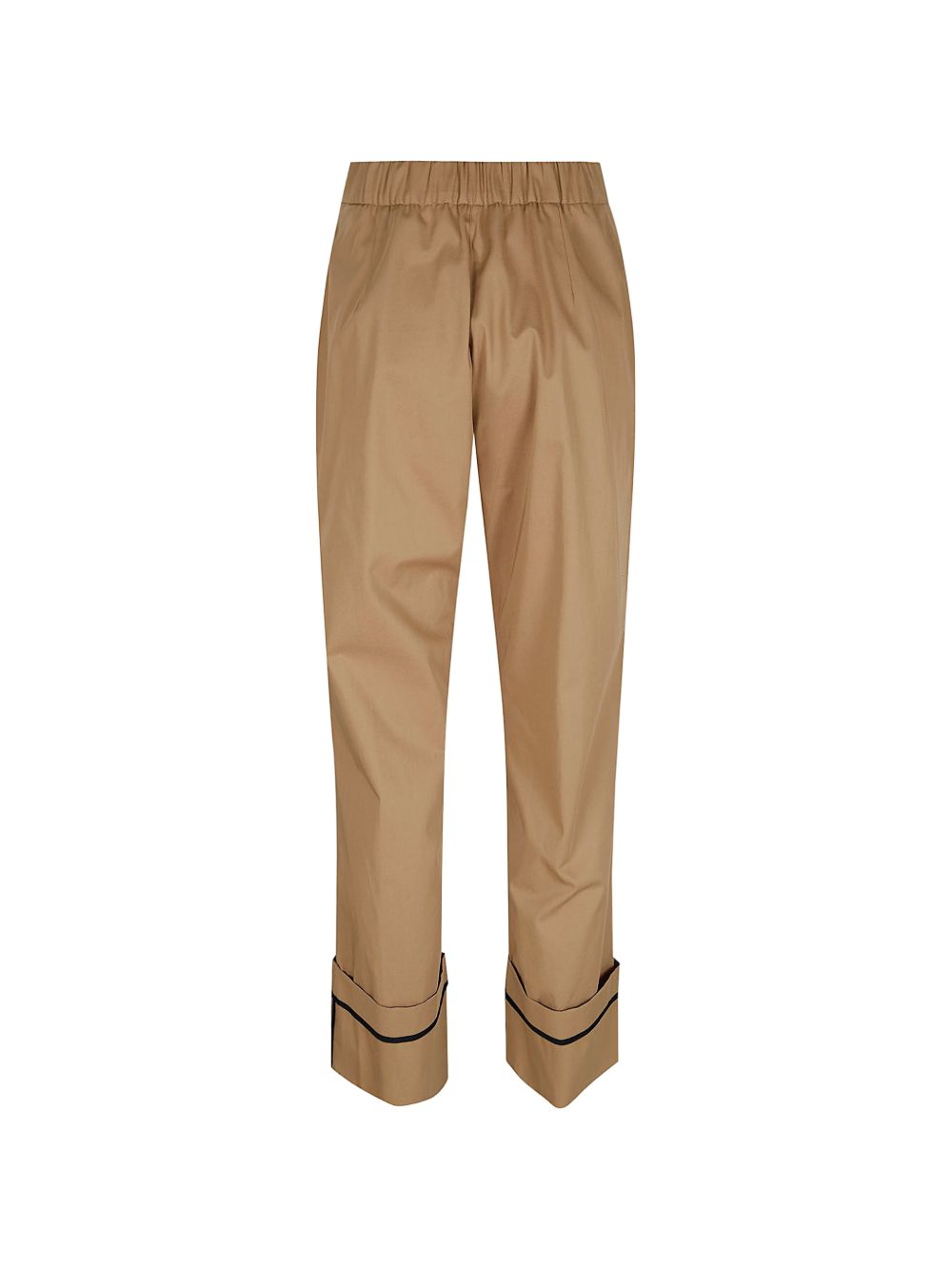 HERNO Pantaloni marrone chiaro con elastico 