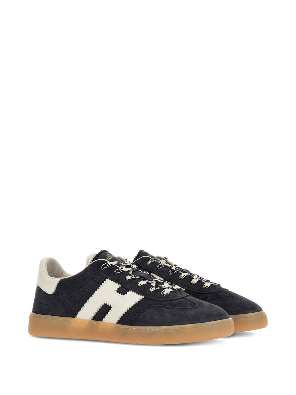 HOGAN Sneakers Cool in pelle blu/bianco 