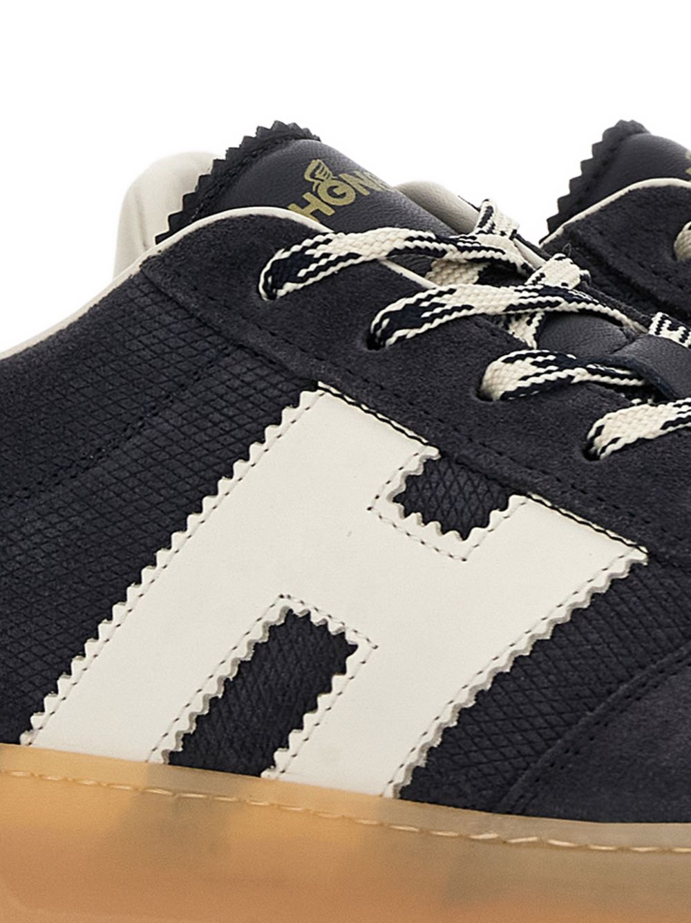 HOGAN Sneakers Cool in pelle blu/bianco 