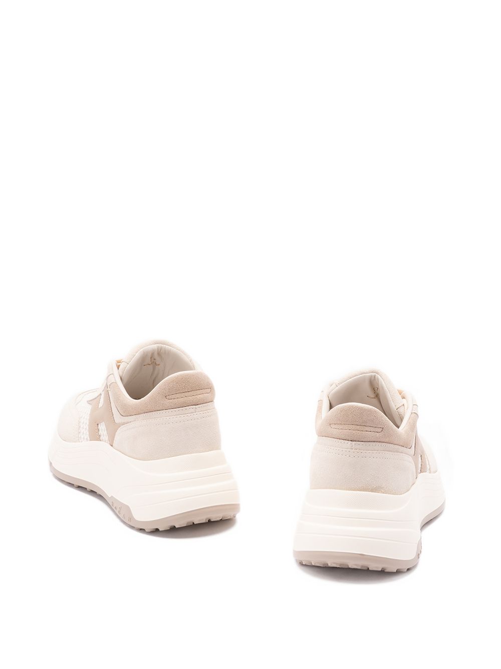 HOGAN Sneakers H669 in tonalità beige e rosa 