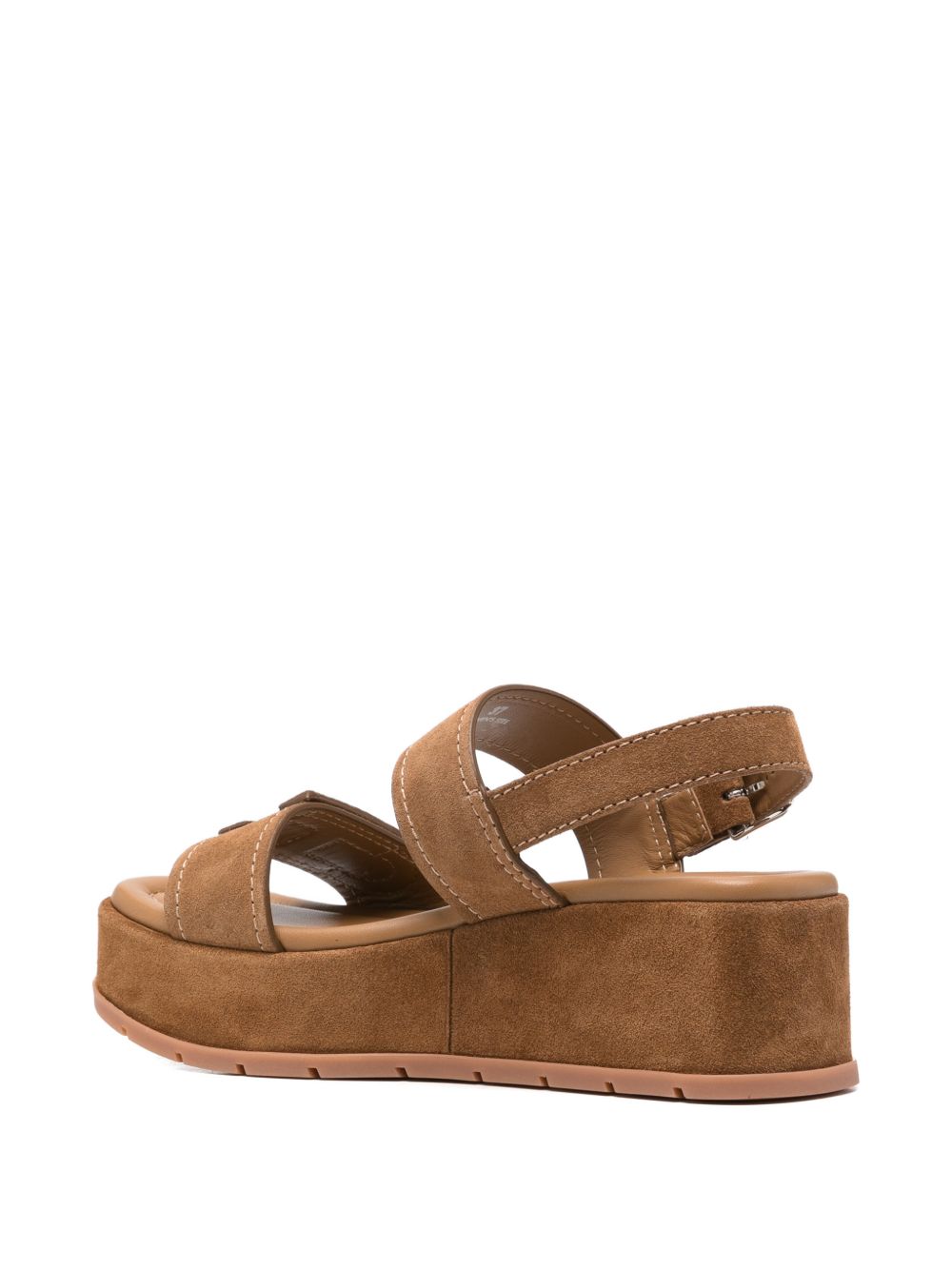 HOGAN Sandali in suede marrone 