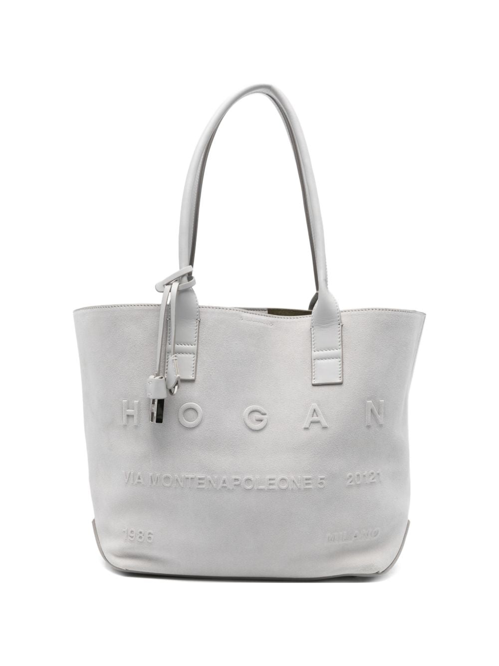 HOGAN Borsa shopping in pelle bianca 