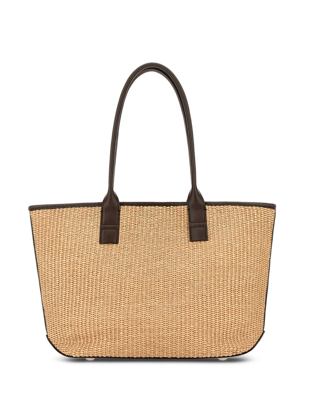 HOGAN Borsa shopping in cotone e pelle 