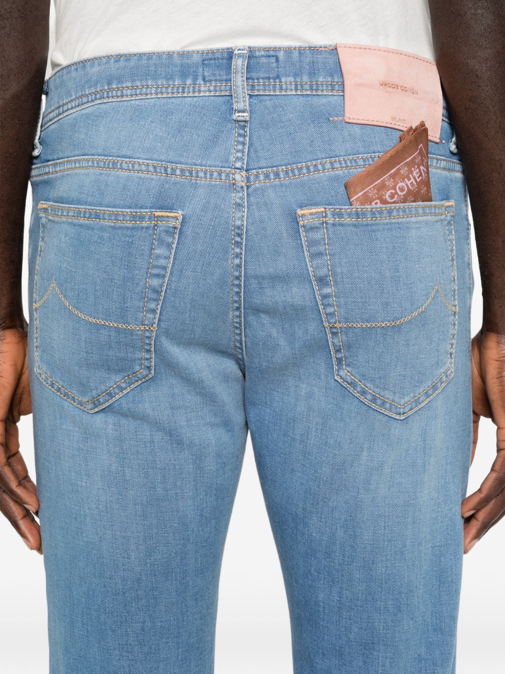 JACOB COHEN Blu jeans Bard con tasche 
