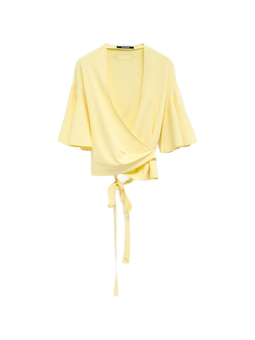 JACQUEMUS Maglia Paysan giallo pastello 