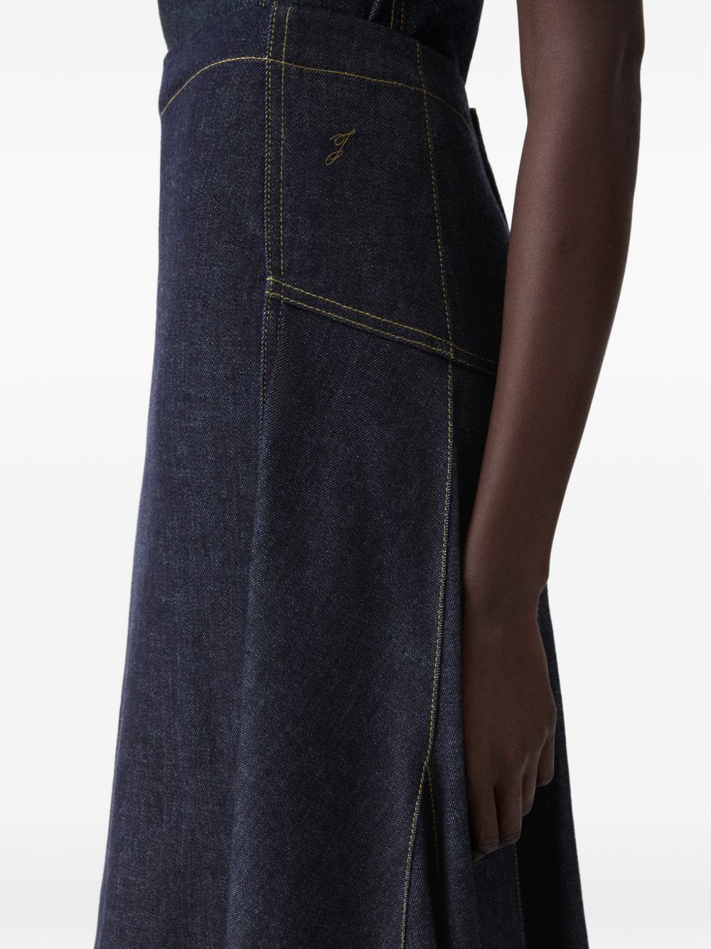 JACQUEMUS Gonna in denim Lavoir de-Nîmes 