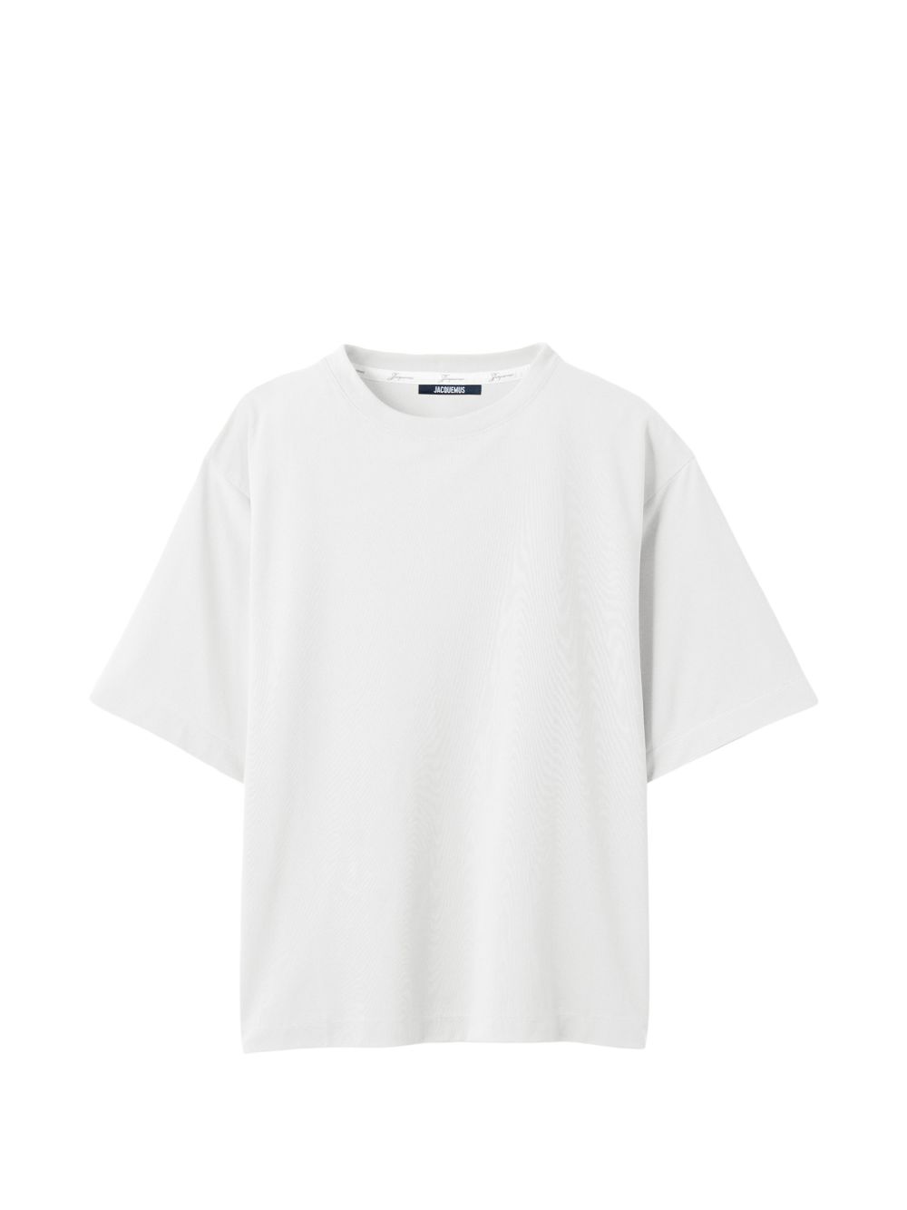 JACQUEMUS T-shirt bianca a girocollo 