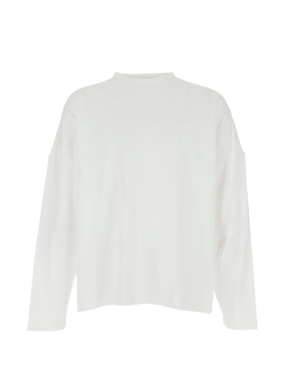 JACQUEMUS T-shirt Atelier bianca a maniche lunghe con logo 