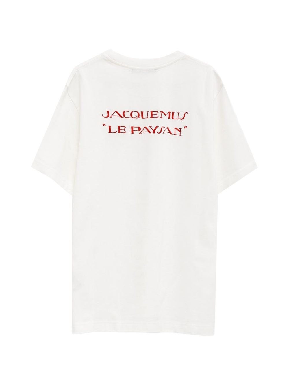 JACQUEMUS T-shirt Le Paysan bianca in cotone 