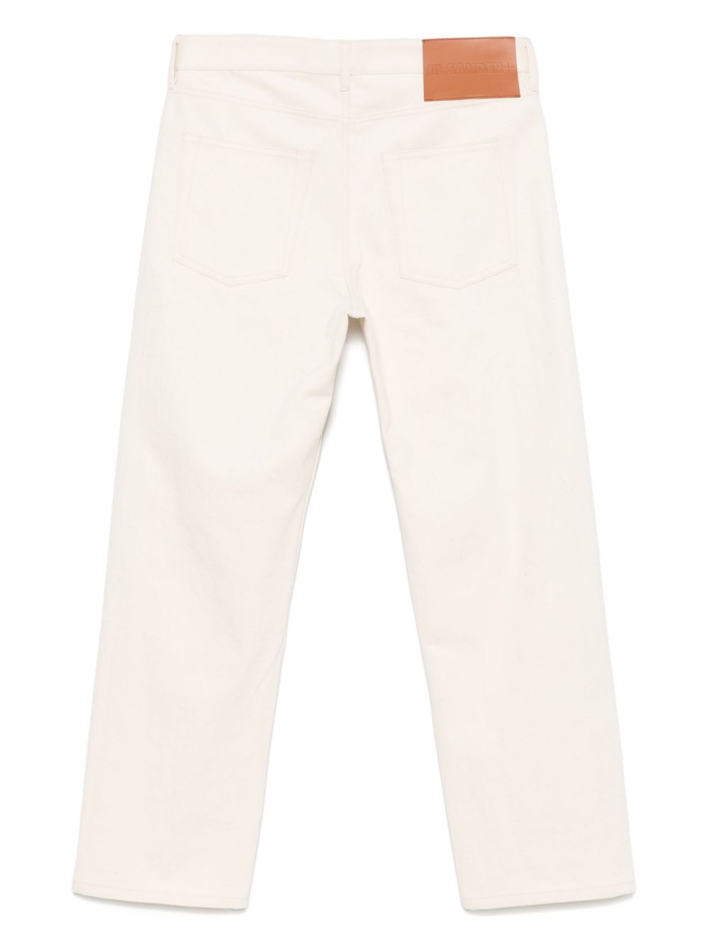 JIL SANDER Jeans denim in cotone beige 