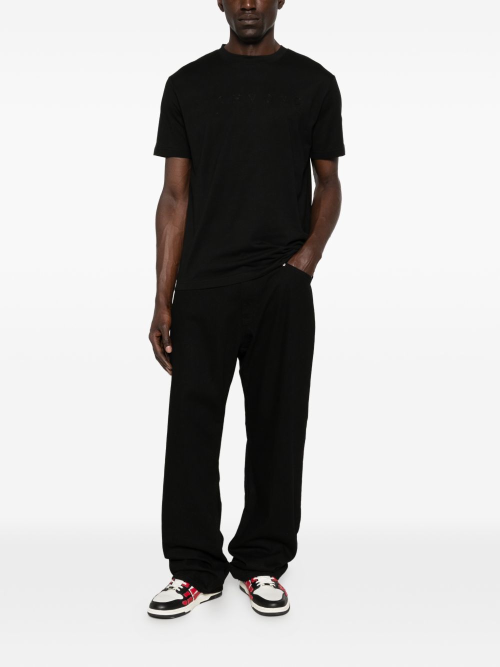 JOHN RICHMOND T-shirt sportiva nera 