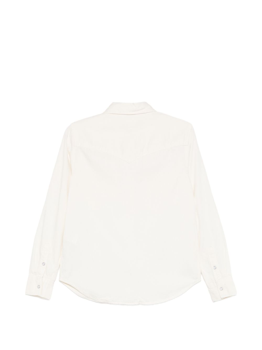 LEVIS Camicia bianca in denim con tasca 