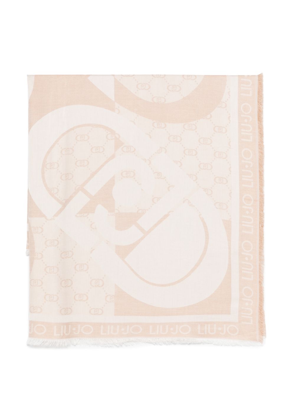 LIUJO Foulard rosa con stampa 