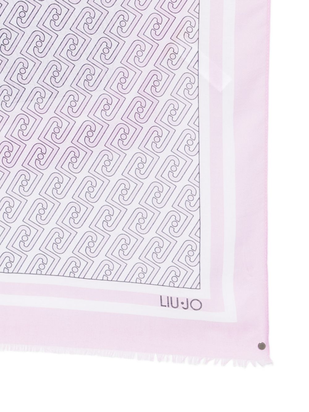 LIUJO Foulard con bordo rosa 
