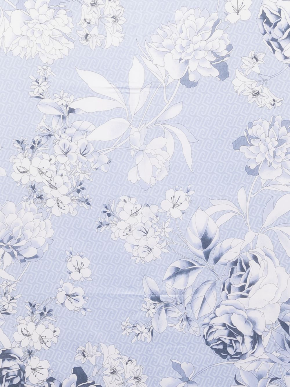 LIUJO Foulard celeste con stampa floreale 