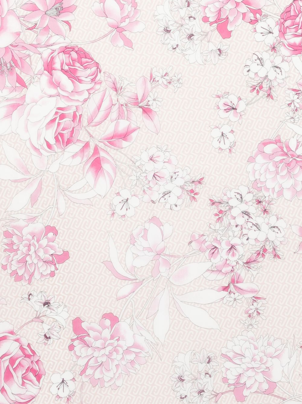 LIUJO Foulard sciarpa con stampa floreale rosa 