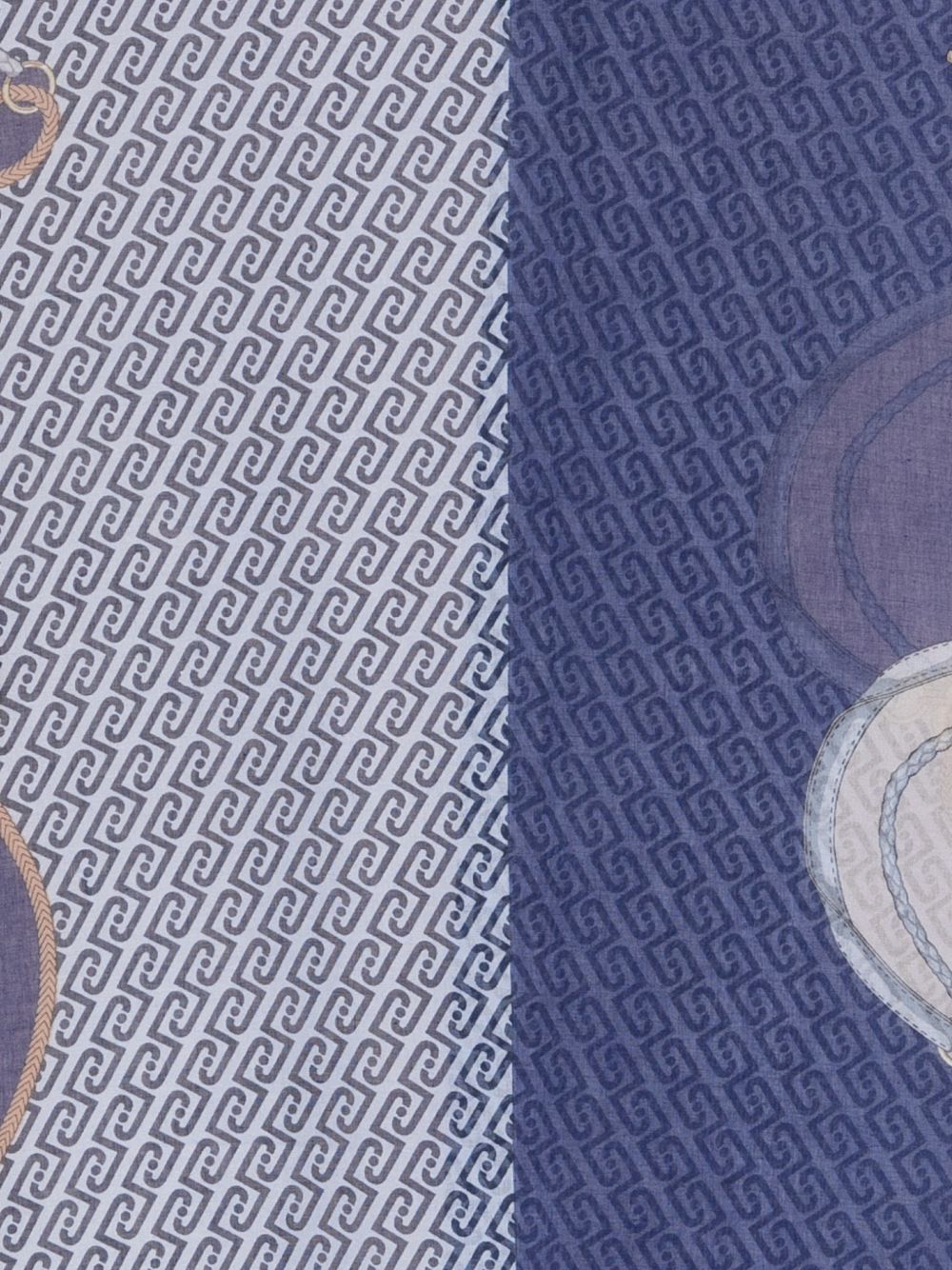 LIUJO Foulard con stampa blu 