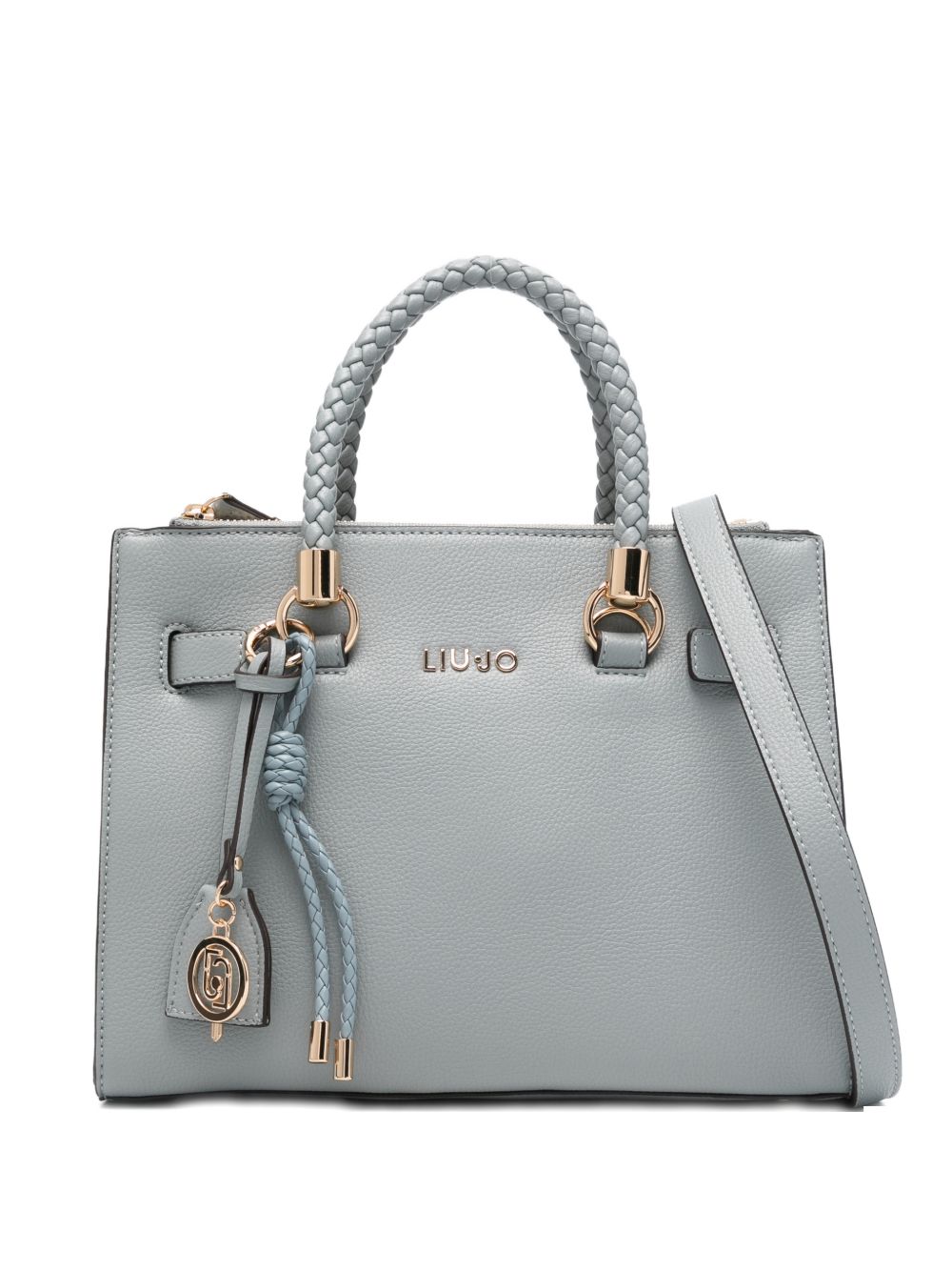 LIUJO Borsa tote con dettagli dorati 