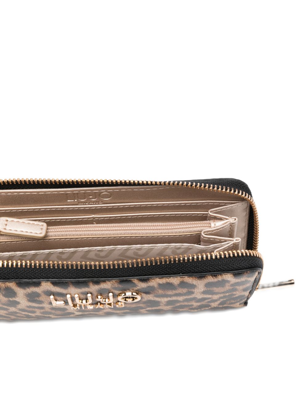 LIUJO Brown rectangular wallet 