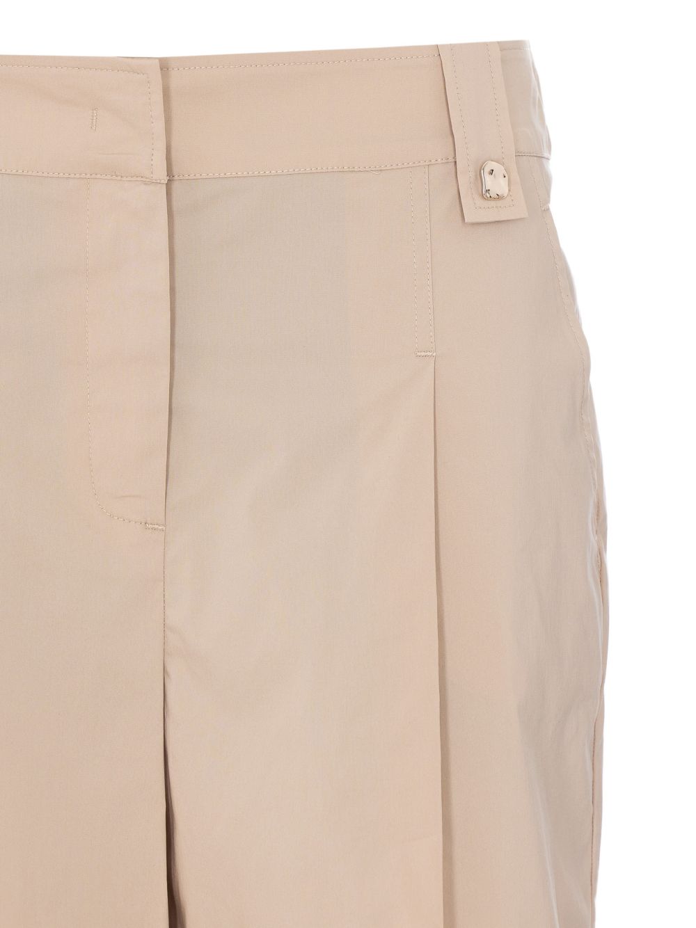 LIUJO Shorts beige chiaro con pinces 