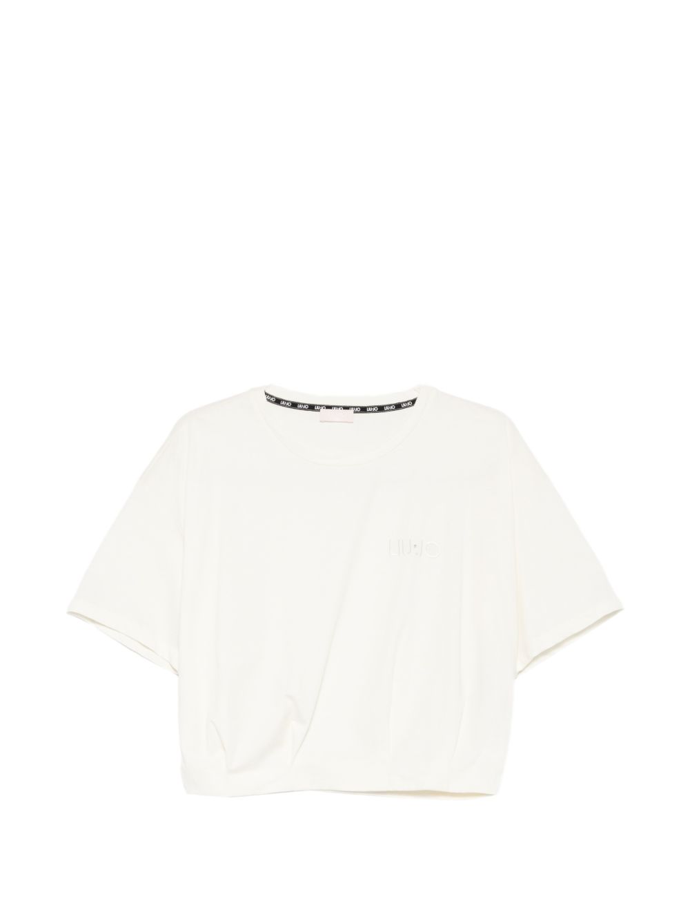 LIUJO T-shirt corta bianca 
