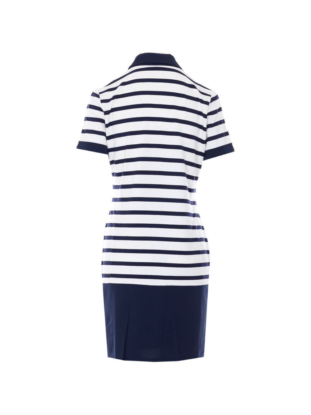 LIUJO Abito corto blu e bianco a righe 