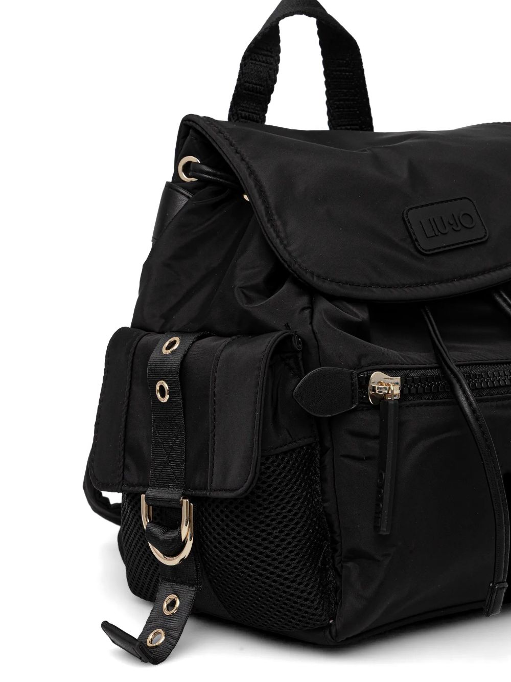 LIUJO Zaino nero con tasche esterne 