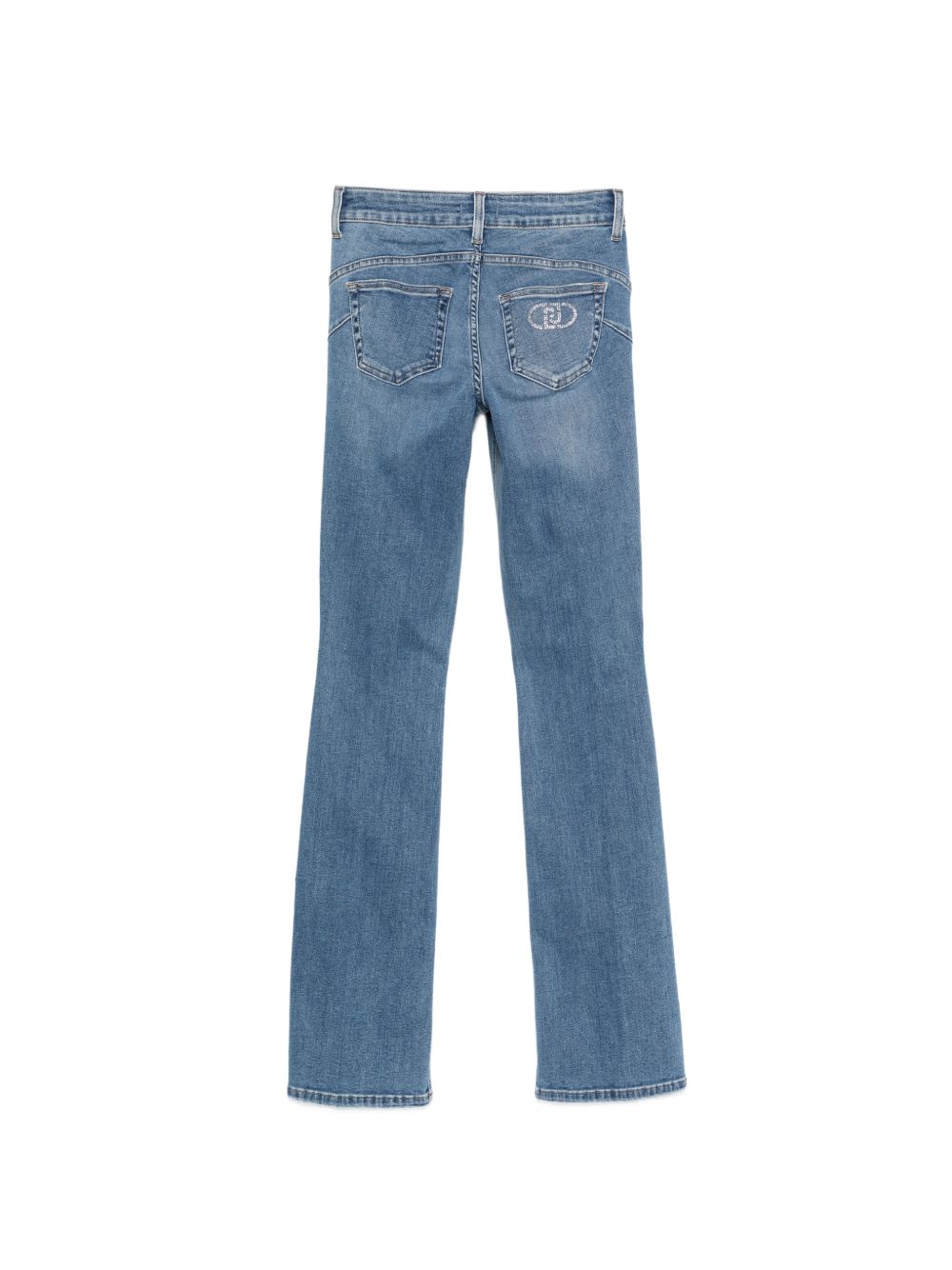 LIUJO Blu jeans effetto wash con tasche 