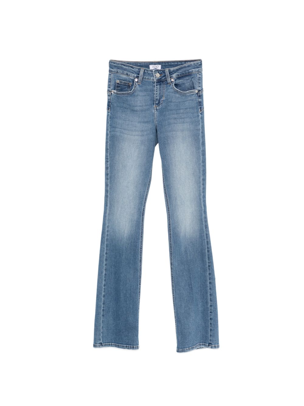 LIUJO Blu jeans effetto wash con tasche 