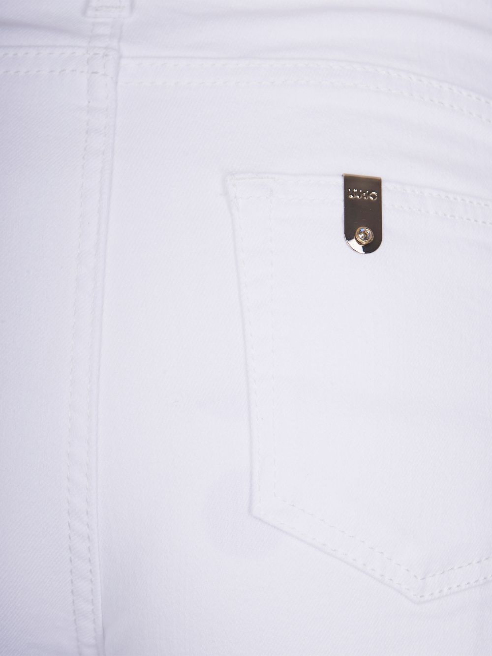 LIUJO Pantaloni con bottoni dorati 