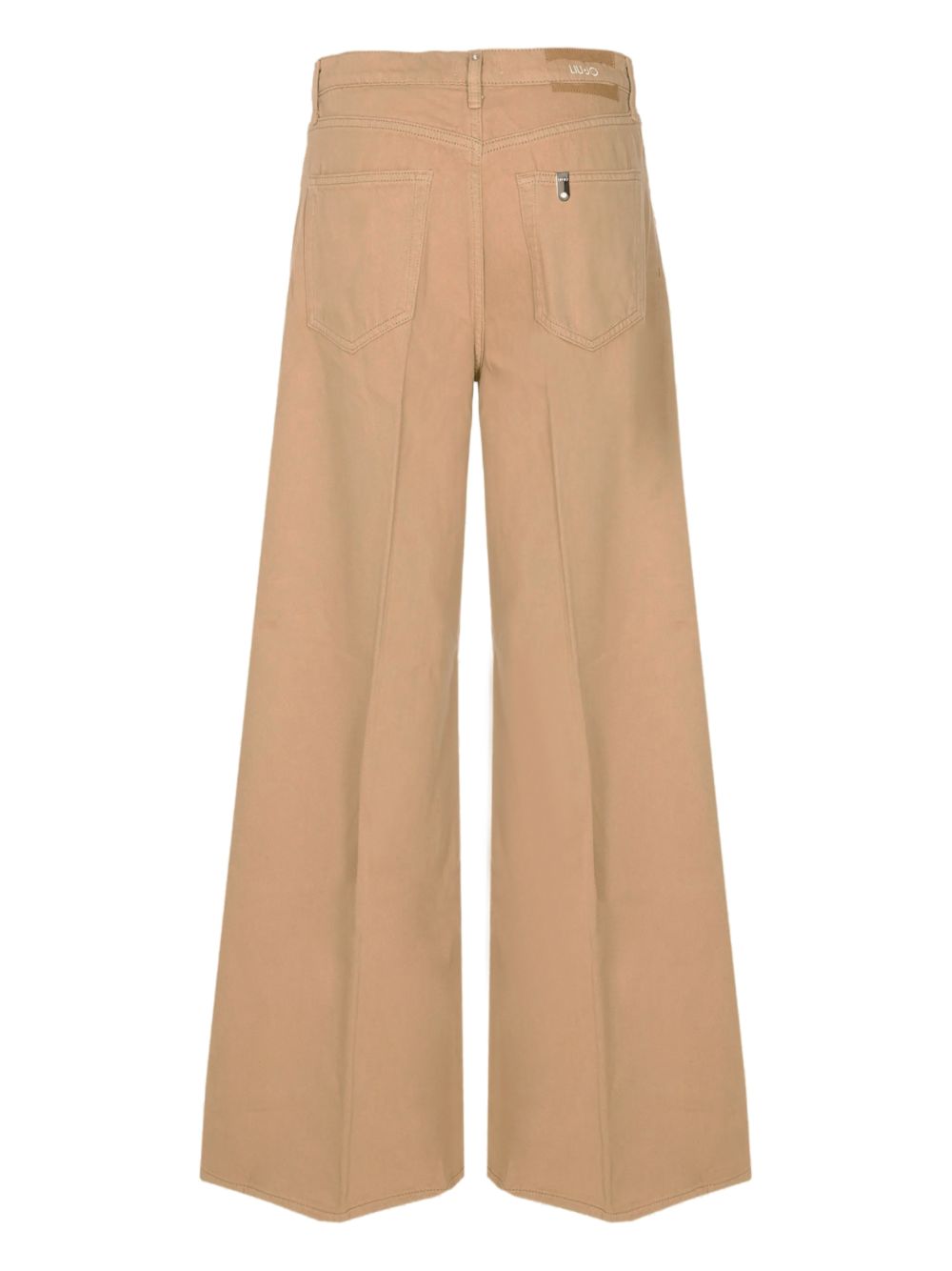 LIUJO Jeans color pesca con gamba svasata 
