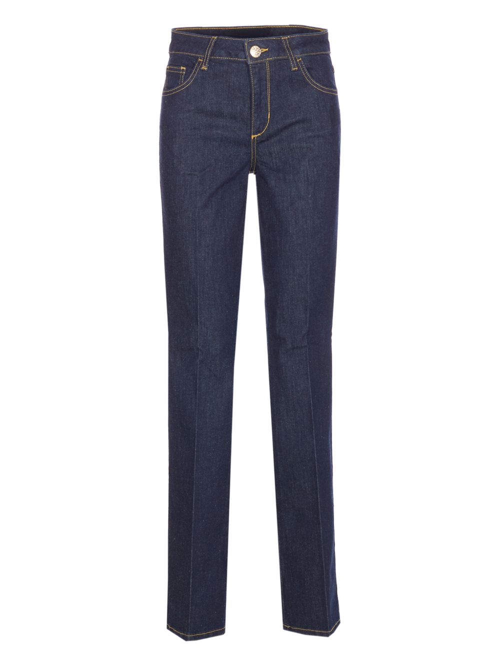 LIUJO Jeans lunghi blu scuro a gamba dritta 