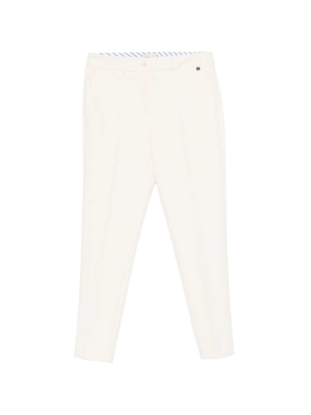 LIUJO Pantalone panna chiaro a sigaretta 