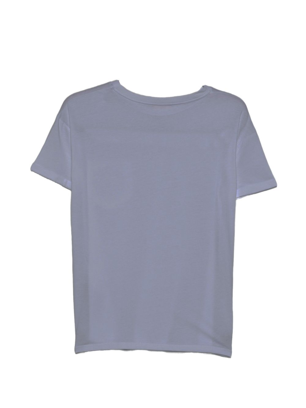LIUJO T-shirt con logo sul petto bianca 