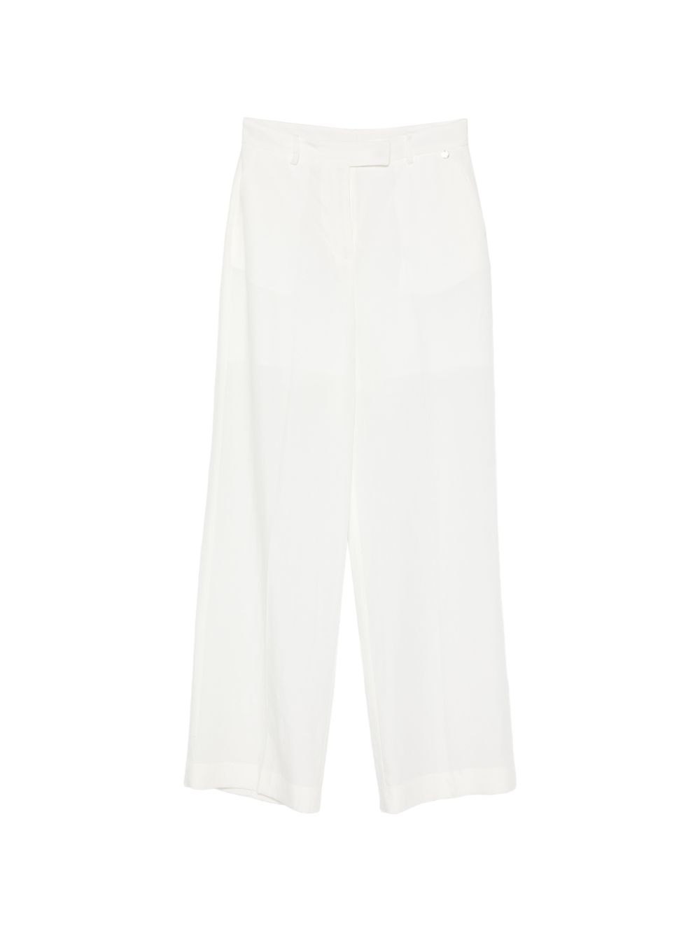 LIUJO Pantaloni in lino bianco 