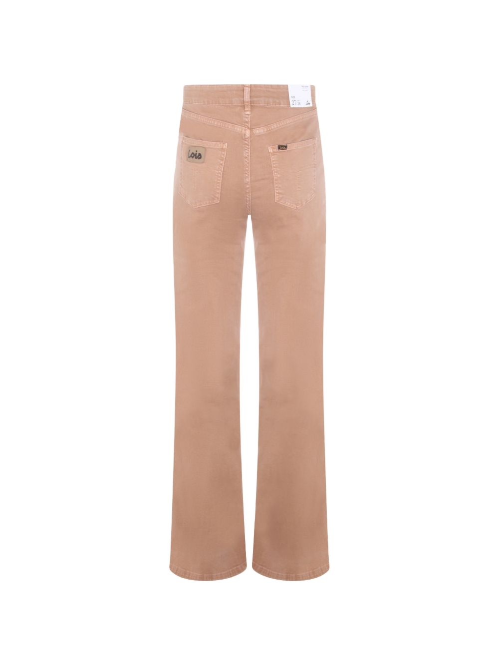 LOIS Jeans marroni chiaro a vita alta 