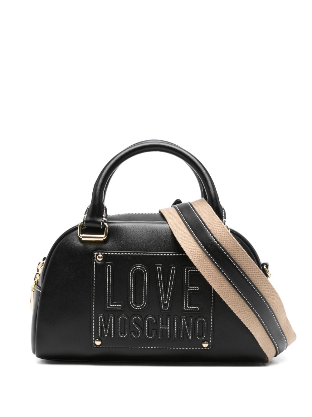 LOVE MOSCHINO Borsa nera con doppi manici 