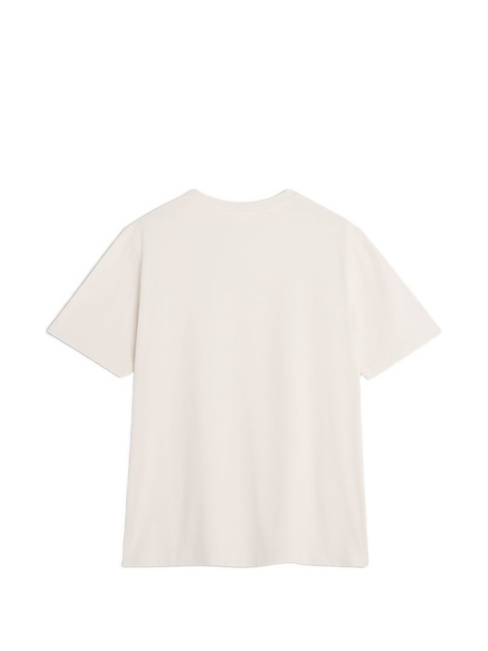 MAISON KITSUNE T-shirt beige con logo 
