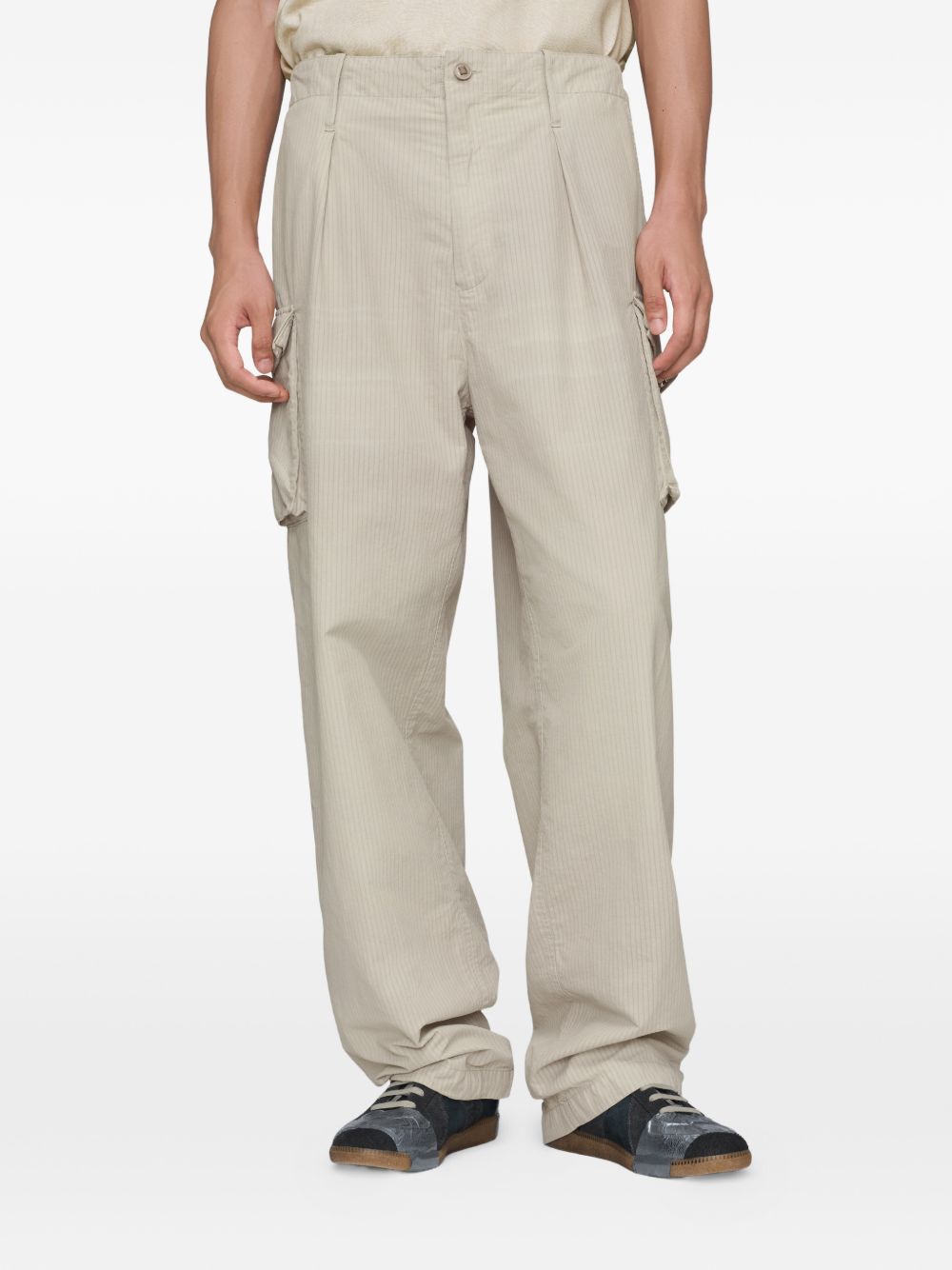 MAISON MARGIELA Pantaloni cargo con coulisse sul fondo 