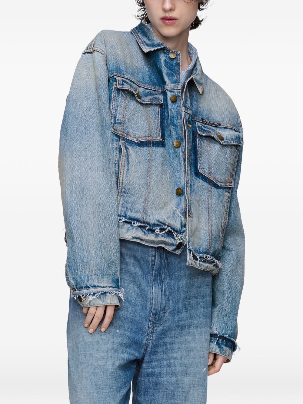 MAISON MARGIELA Giacca in denim azzurro 