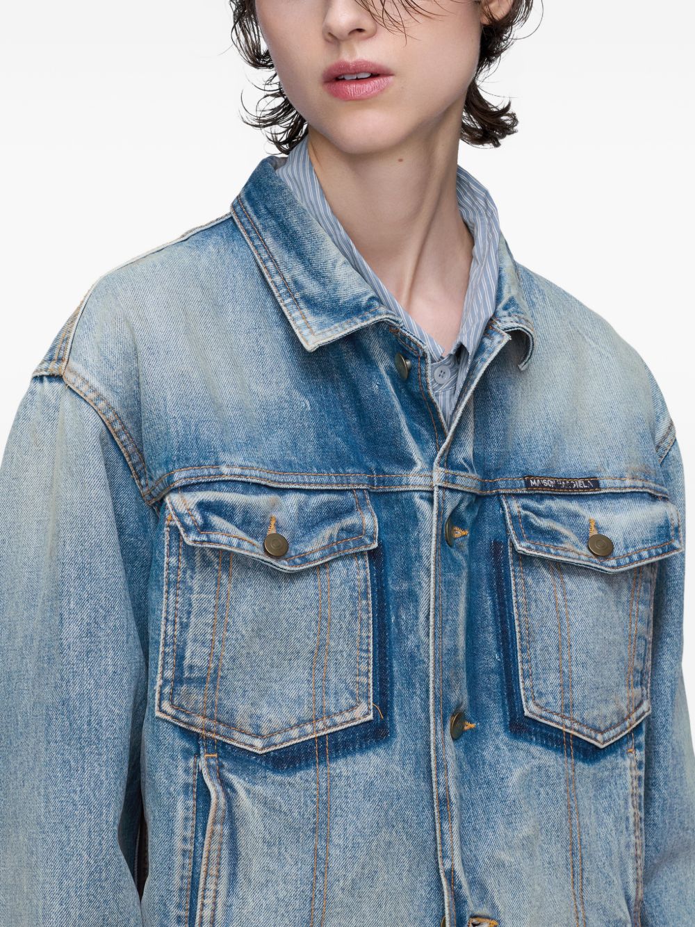 MAISON MARGIELA Giacca in denim azzurro 