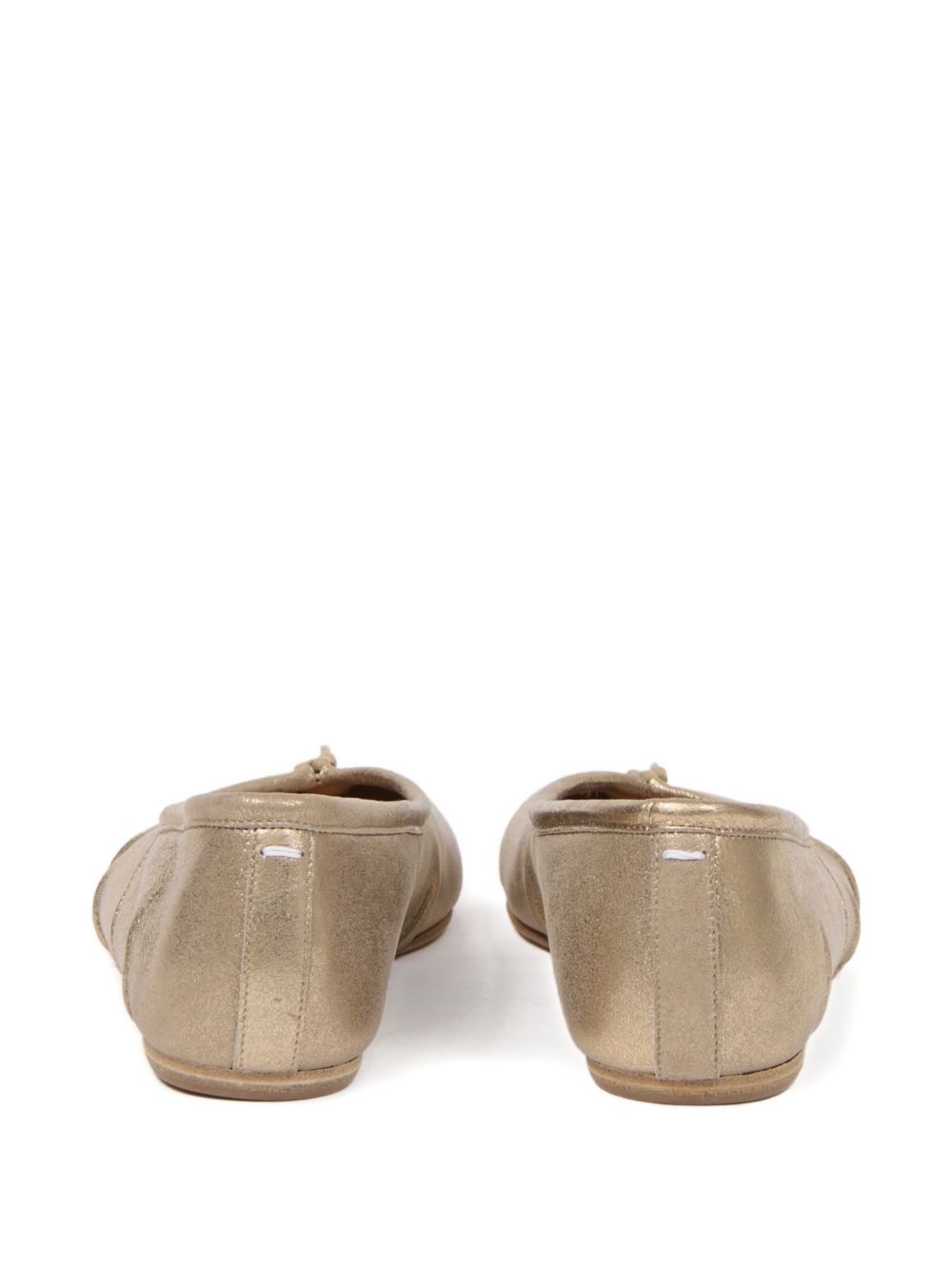 MAISON MARGIELA Ballerine dorate Tabi 