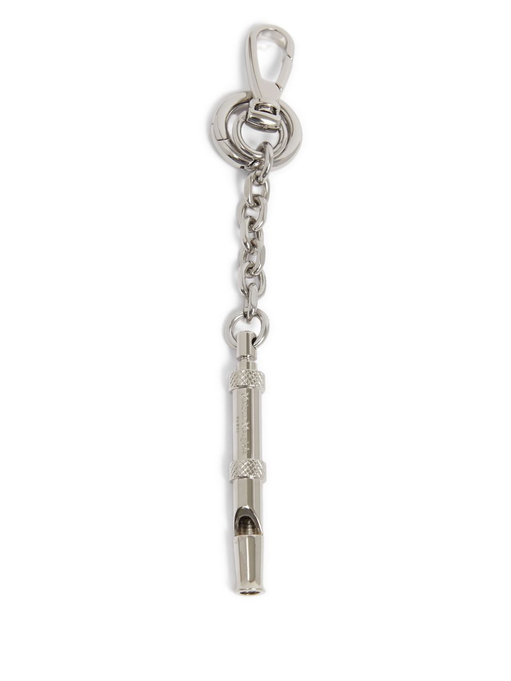 MAISON MARGIELA Portachiavi argento in ottone 