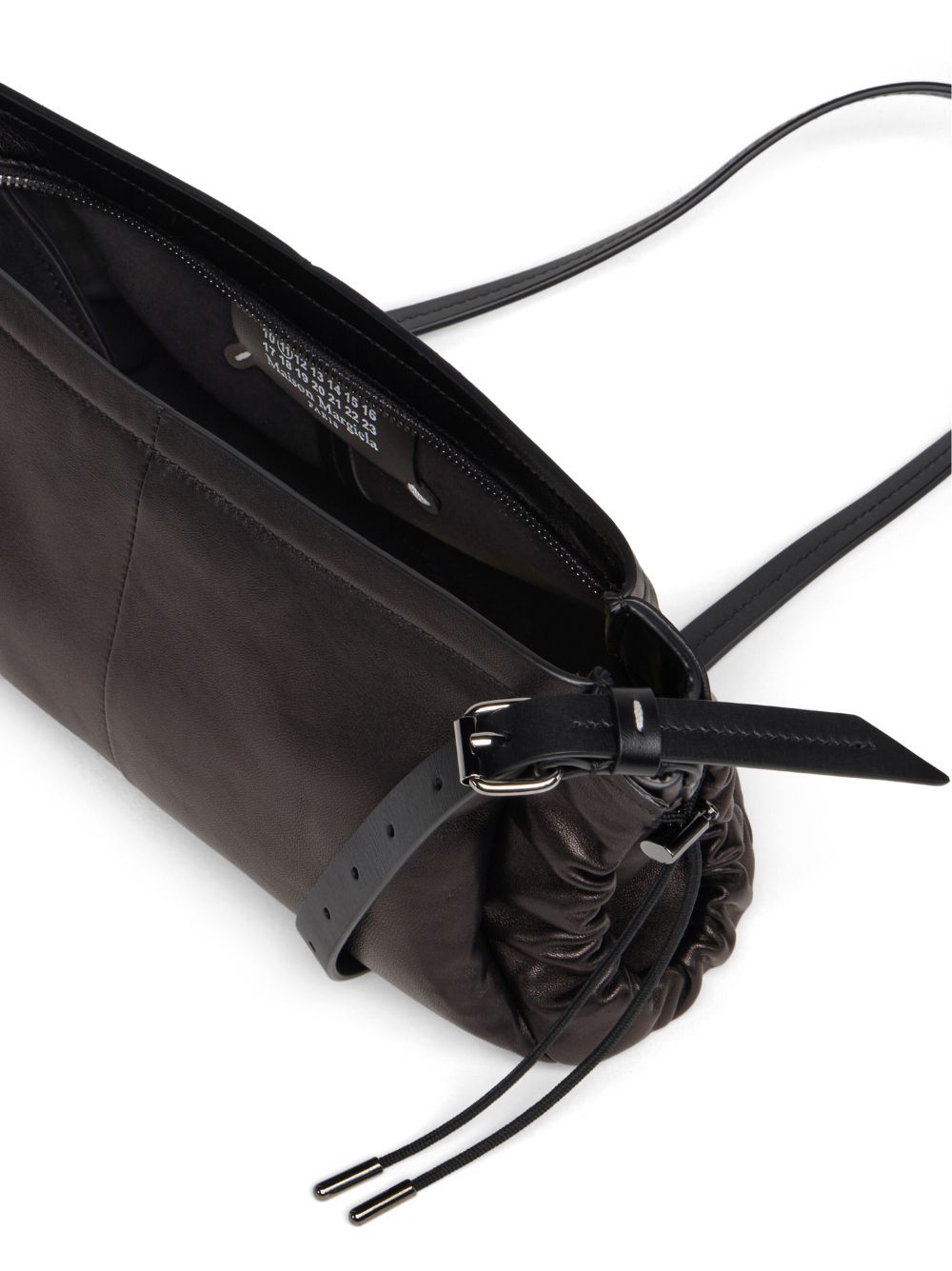 MAISON MARGIELA Borsa nera in pelle 