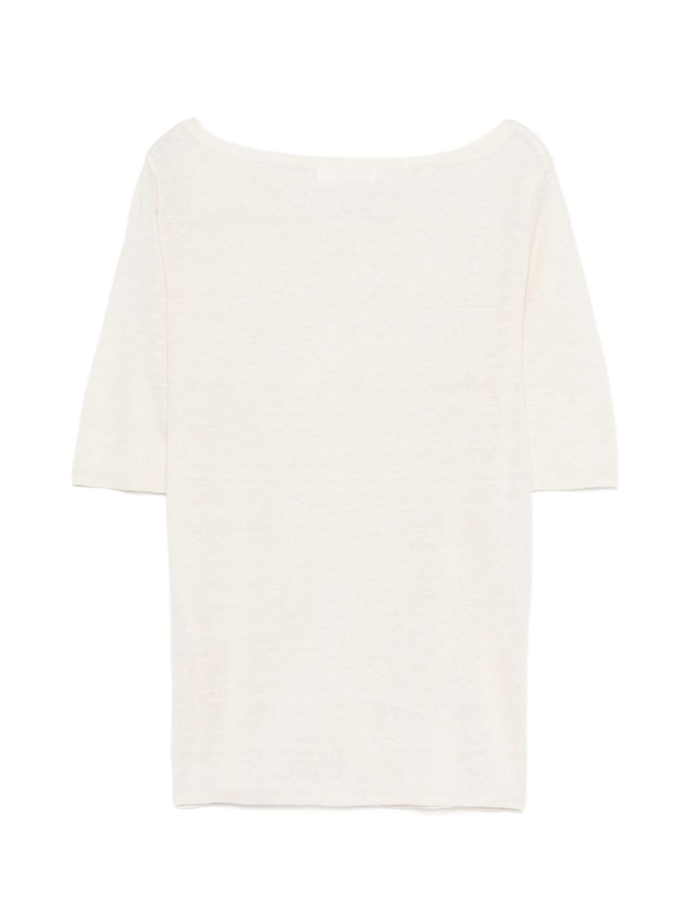 MAJESTIC FILATURES T-shirt a maniche corte con scollo a barca 
